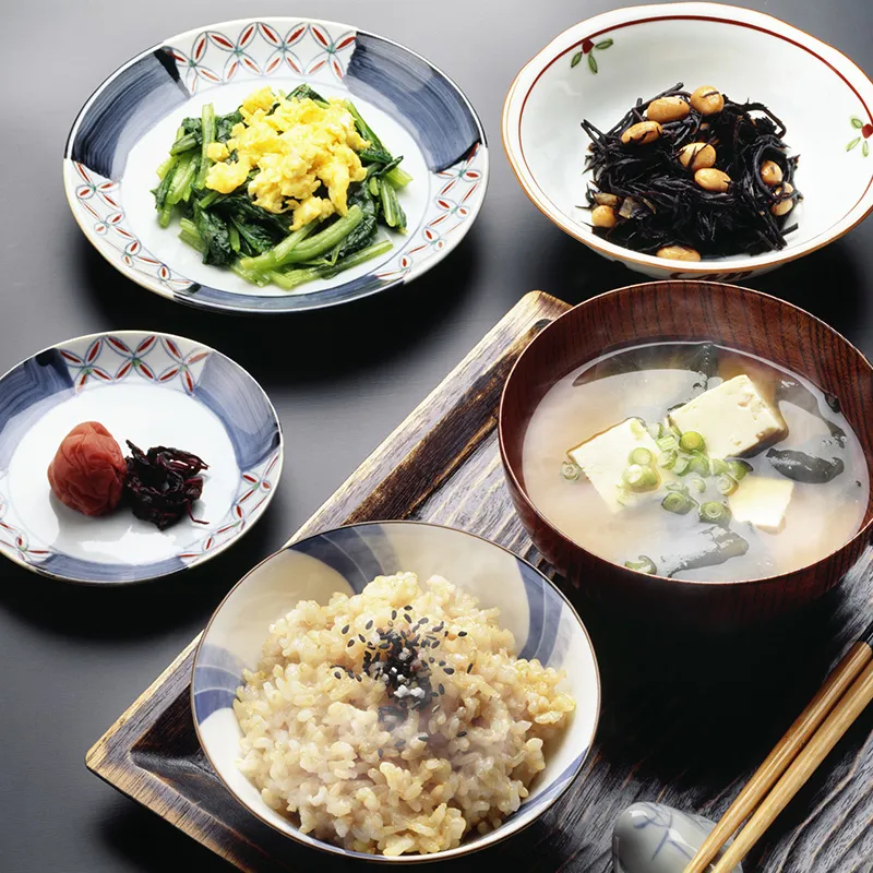 ミネラルを摂りやすい食事例